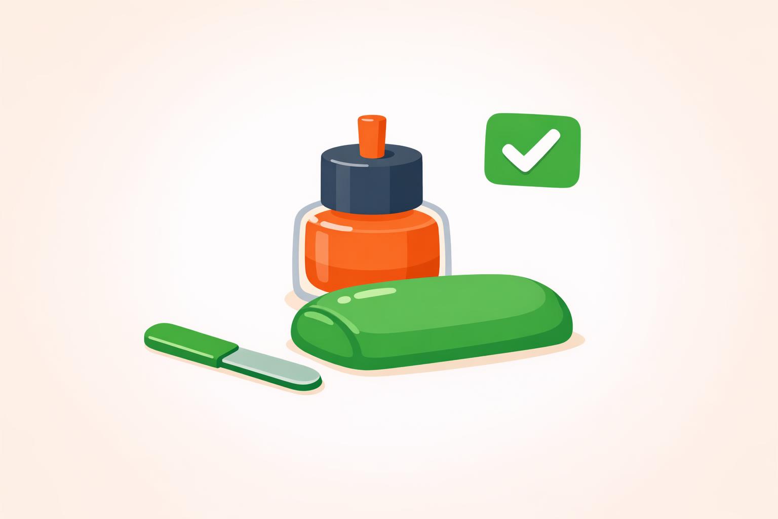 A NZ nail technician checking the day's bookings on the Mahi Time app